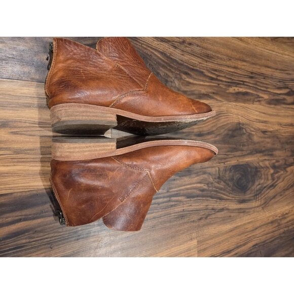 Kork-Ease Ryder Ankle Boots Leather Womens Sz 7.5 Brown Boho Pirate - Picture 11 of 16